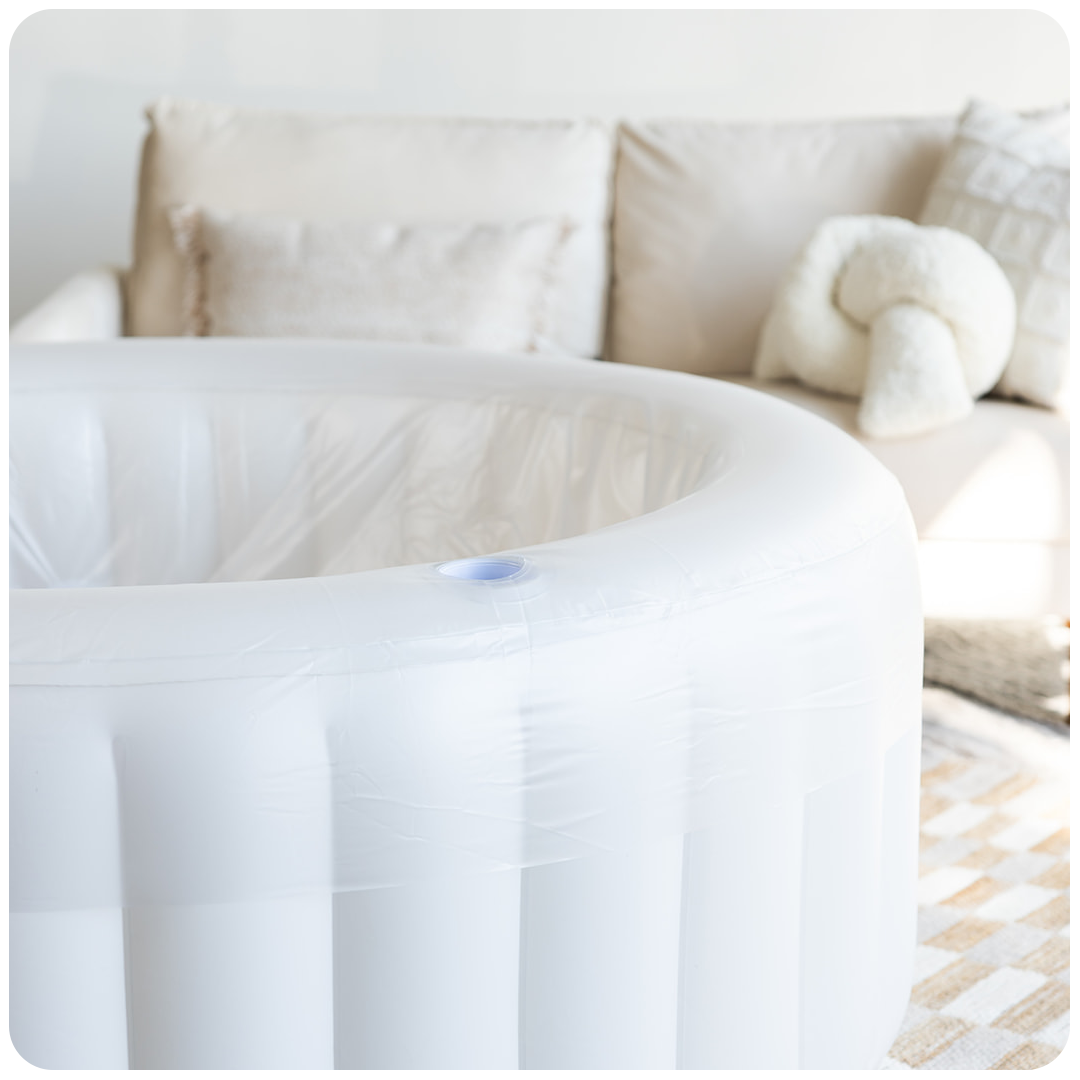 Burthing Pool Earthside Birth Pool Home Water Birth Doula Midwife Marshmallow White